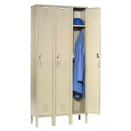Global Industrial 36 in W, 15 D, 78 in H, Tan 652039TN